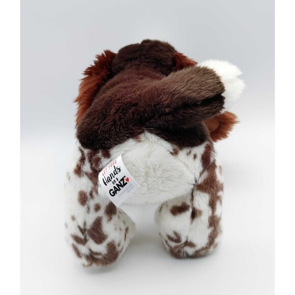 Ganz Heritage Collection Springer Spaniel 10" Plush Dog White Brown H14503 - Picture 4 of 5
